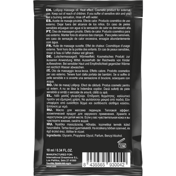 Coquette Chic Desire - Aceite de Masaje Besable de Bolsillo Con..