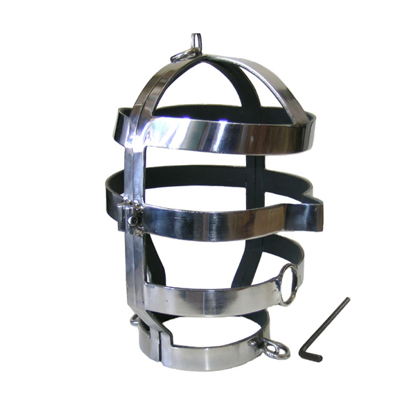 METAL HARD - MASQUE AVEC COLLIER EN ACIER METAL HARD