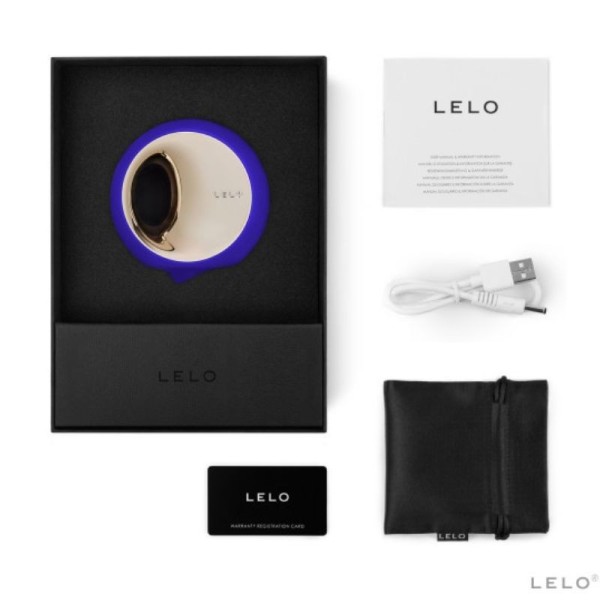 LELO - ORA 3 STIMULATEUR DE SEXE ORAL BLEU NUIT LELO - Pour clitoris