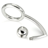 METAL HARD - ANNEAU COCK RING AVEC CROCHET INTRUS ANAL 45MM METAL HARD