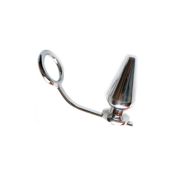 METAL HARD - ANNEAU EN ACIER AVEC PLUG ANAL 45 X 50MM METAL HARD