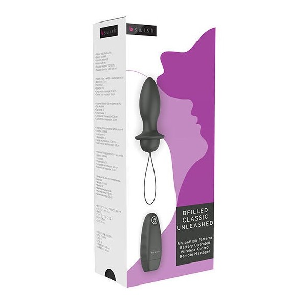 B SWISH - PLUG VIBRADOR CLÁSICO BFILLED NEGRO B SWISH