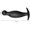 PRETTY LOVE - PLUG ANAL EN SILICONE E 11.7 CM NOIR PRETTY LOVE BOTTOM