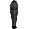 PRETTY LOVE - PLUG ANAL EN SILICONE FORME PÉNIS ET 12 MODES DE VIBRATION NOIR PRETTY LOVE BOTTOM