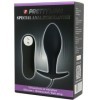 PRETTY LOVE - PLUG ANAL FORME DANCRE SILICONE 12 MODES DE VIBRATION NOIR PRETTY LOVE BOTTOM