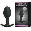PRETTY LOVE - PLUG ANAL DE SILICONA 6,5 CM FONDO NEGRO PRETTY LOV