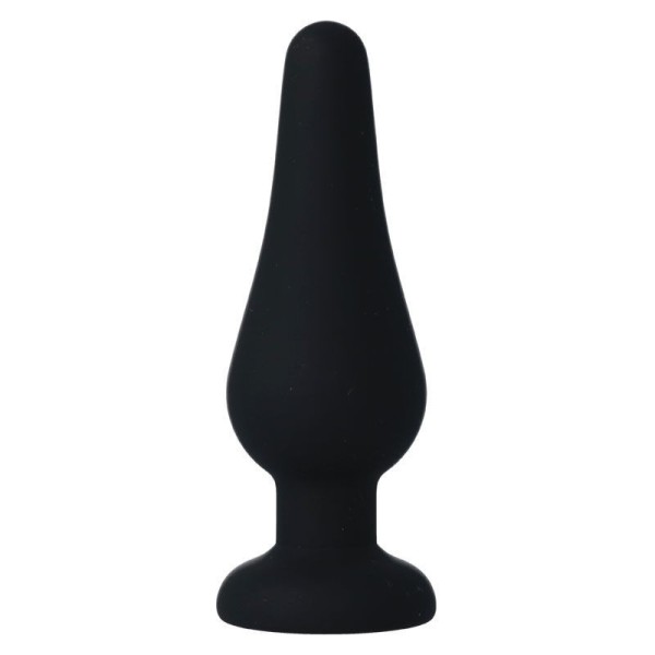 INTENSE - PIPO M PLUG ANAL SILICONA NEGRO 11 CM JUGUETES ANALES I