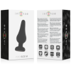 INTENSE - PIPO M PLUG ANAL SILICONA NEGRO 11 CM JUGUETES ANALES I