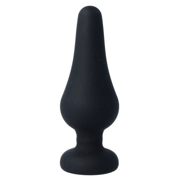INTENSE - PIPO L PLUG ANAL SILICONA NEGRO 13 CM JUGUETES ANALES I
