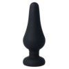 INTENSE - PIPO L PLUG ANAL SILICONA NEGRO 13 CM JUGUETES ANALES I