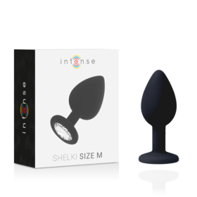 INTENSE - PLUG ANAL SHELKI M NOIR INTENSE ANAL TOYS - Bouchons anaux