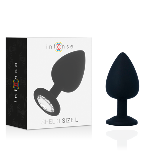 INTENSE - PLUG ANAL SHELKI L NEGRO INTENSE ANAL TOYS - Plugs anal
