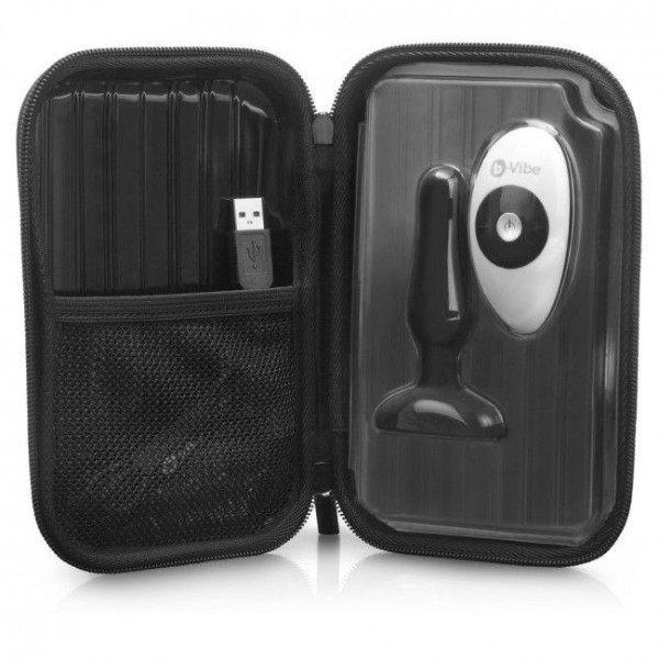 B-VIBE - PLUG ANAL MANDO A DISTANCIA NOVICE NEGRO B-VIBE - Mando 