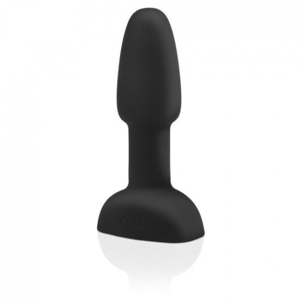 B-VIBE - PLUG ANAL CON CONTROL REMOTO RIMMING PEQUEÑO NEGRO B-VIB