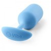 B-VIBE - SNUG PLUG ANAL 3 SKY BLUE B-VIBE - Vibradores anais