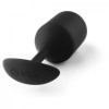 B-VIBE - SNUG PLUG ANAL 4 NOIR B-VIBE - Vibromasseurs anaux