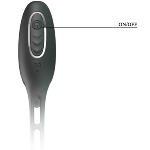 PRETTY LOVE - ANNEAUX PÉNIS AVEC PLUG VIBRATEUR PRETTY LOVE