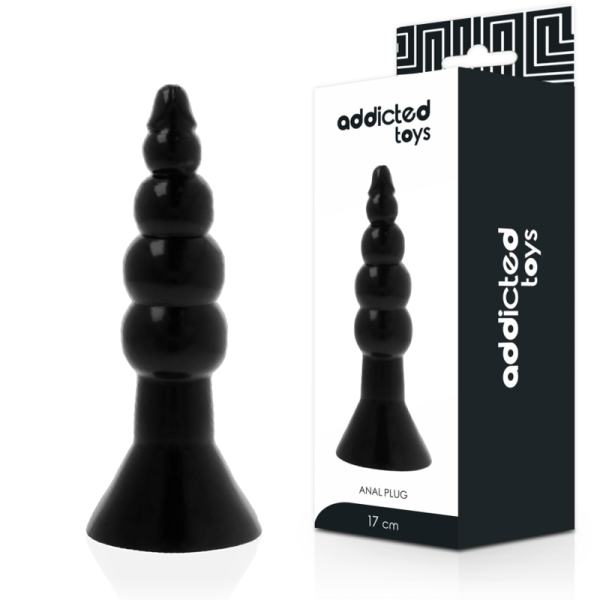 ADDICTED TOYS - PLUG ANAL 17 CM NEGRO ADDICTED TOYS - Plugs anale
