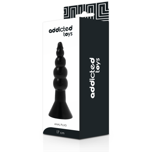 ADDICTED TOYS - PLUG ANAL 17 CM NOIR ADDICTED TOYS - Bouchons anaux