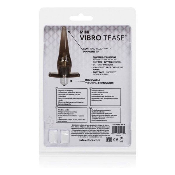CALEXOTICS - MINI VIBRO TEASE NOIR CALEXOTICS - Vibromasseurs anaux