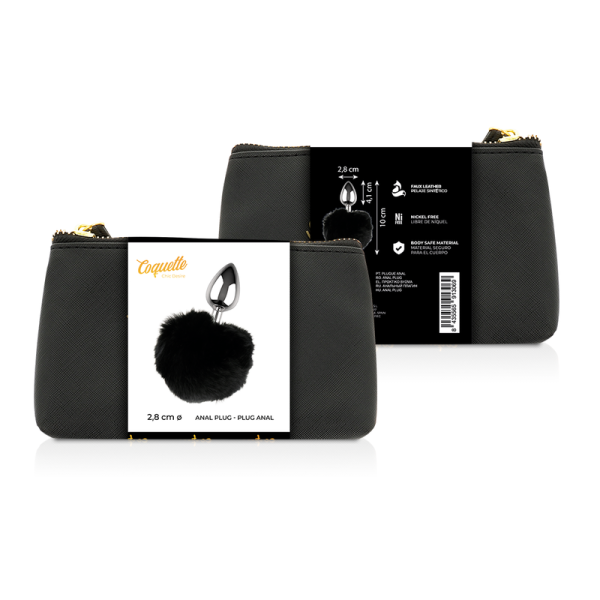 COQUETTE CHIC DESIRE - PLUG ANAL METAL TAILLE L 2.8 X 4.1 CM COQUETTE TOYS