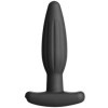 ELECTRASTIM - SILICONE NOIR ROCKER ANAL PLUG PETIT ELECTRASTIM