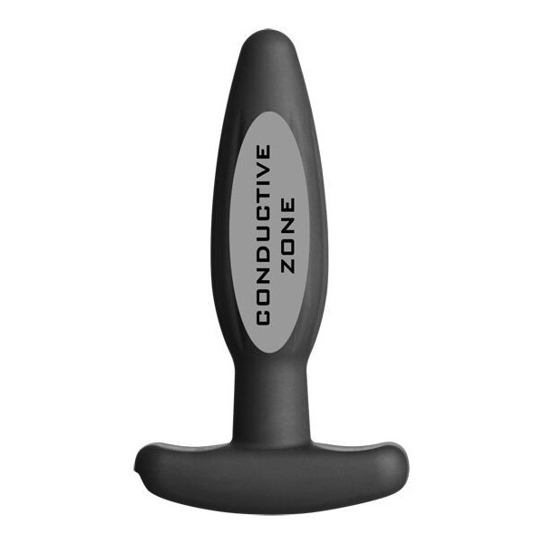 ELECTRASTIM - PLUG ANAL ROCKER DE SILICONA NEGRO PEQUEÑO ELECTRAS