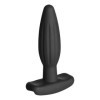 ELECTRASTIM - PLUG ANAL ROCKER DE SILICONA NEGRO PEQUEÑO ELECTRAS