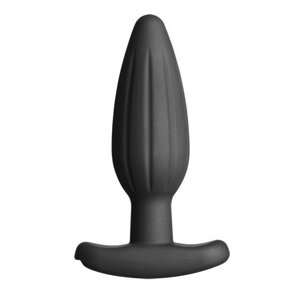 ELECTRASTIM - SILICONE NOIR ROCKER BUTTT PLUG MOYEN ELECTRASTIM