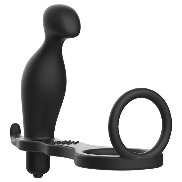 ADDICTED TOYS - PLUG ANAL AVEC ANNEAU EN SILICONE NOIR 12 CM ADDICTED TOYS