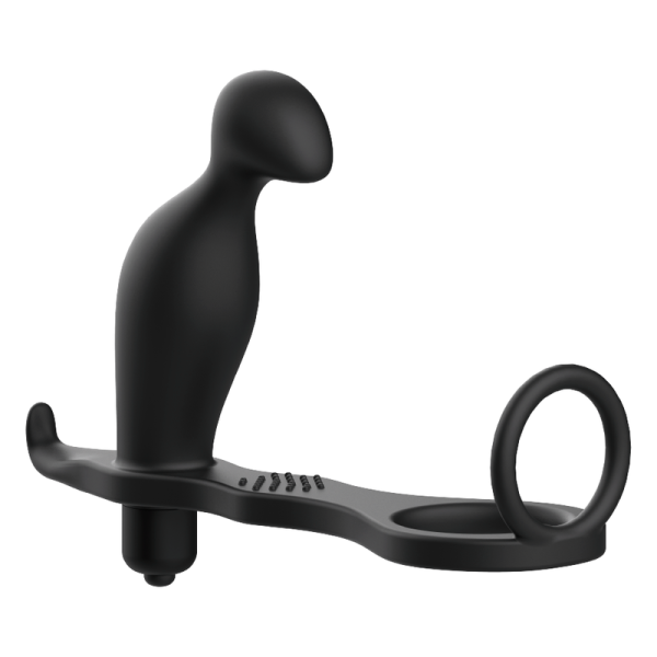 ADDICTED TOYS - PLUG ANAL AVEC ANNEAU EN SILICONE NOIR 12 CM ADDICTED TOYS