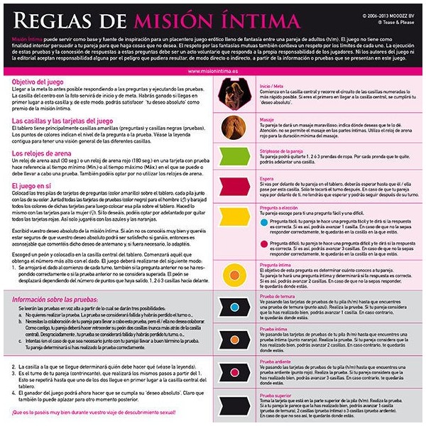 TEASE & PLEASE - EDICIÓN ORIGINAL MISIÓN INTIMA TEASE&PLEASE