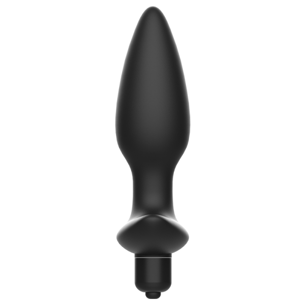 ADDICTED TOYS - MASAJEADOR PLUG ANAL CON VIBRACIÓN NEGRO ADDICTED