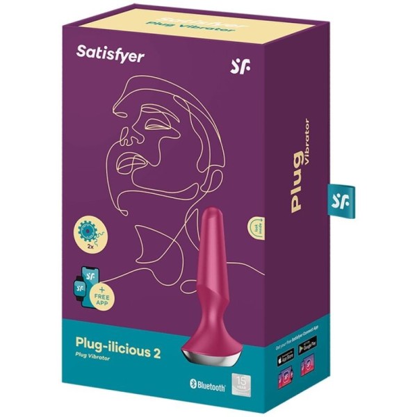 SATISFYER - PLUG VIBRADOR ILICIOUS 2 BAHÍA DE PLUG SATISFYER CONN