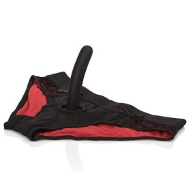 CALEXOTICS - CONJUNTO BRAGA ROJA ESCÁNDALO CON DILDO TALLA L/XL C