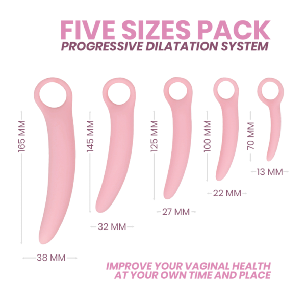 Intimichic - Dilatador de Silicone 5 PCS – Dilatador vaginal-anal