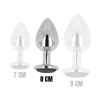 OHMAMA - PLUG ANAL COM CRISTAL PRETO 8 CM OHMAMA ANAL - Plugues anais