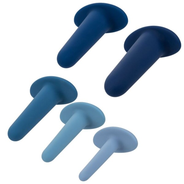 Calexotics - Set de entrenamiento anal portátil de 5 piezas