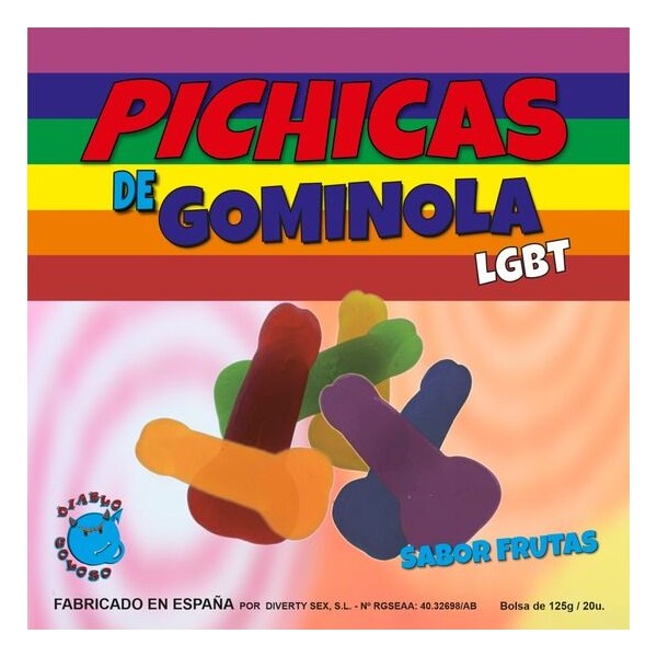 Pride - Fruits DE Pénis Gummy Lgbt – Friandises drôles