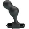 MR PLAY - PLUG ANAL VIBRADOR DE SILICONA NEGRO MR PLAY