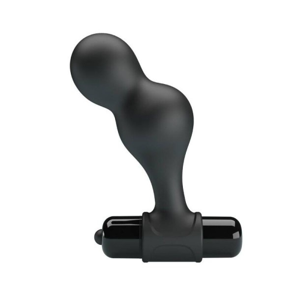 MR PLAY - PLUG ANAL VIBRATEUR EN SILICONE NOIR MR PLAY