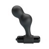 MR PLAY - PLUG ANAL VIBRADOR DE SILICONA NEGRO MR PLAY