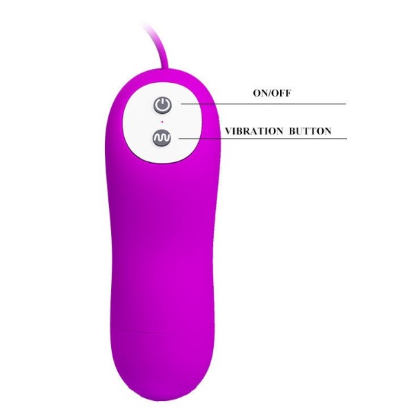 HUEVO VIBRADOR EUNICE PRETTY LOVE FLIRTATION - Huevos vibradores