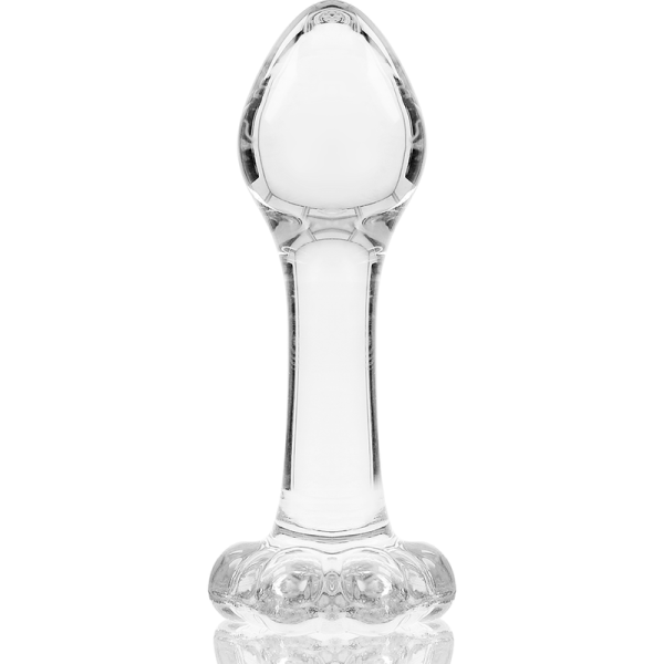 NEBULA SERIES BY IBIZA - PLUG ANAL MODÈLE 2 VERRE BOROSILICATE CLAIR 11 CM -O- 3.5 CM NEBULA SERIES BY IBIZA