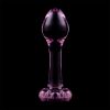 NEBULA SERIES BY IBIZA - PLUG ANAL MODÈLE 2 VERRE BOROSILICATE ROSE 11 CM -O- 3.5 CM NEBULA SERIES BY IBIZA