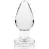 NEBULA SERIES BY IBIZA - PLUG ANAL MODÈLE 3 VERRE BOROSILICATE TRANSPARENT 11 CM -O- 5 CM NEBULA SERIES BY IBIZA