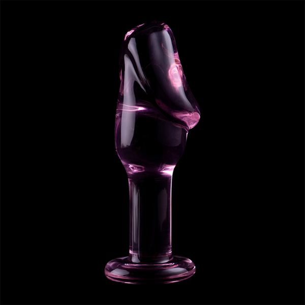 NEBULA SERIES BY IBIZA - PLUG ANAL MODÈLE 6 VERRE BOROSILICATE ROSE 12.5 CM -O- 4 CM NEBULA SERIES BY IBIZA