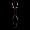 NEBULA SERIES BY IBIZA - PLUG ANAL MODÈLE 7 VERRE BOROSILICATE ROSE 13.5 CM -O- 3 CM NEBULA SERIES BY IBIZA