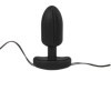 ELECTRASTIM - PLUG ANAL DE SILICONA CUADRIPOLAR TARTAR NEGRO ELEC