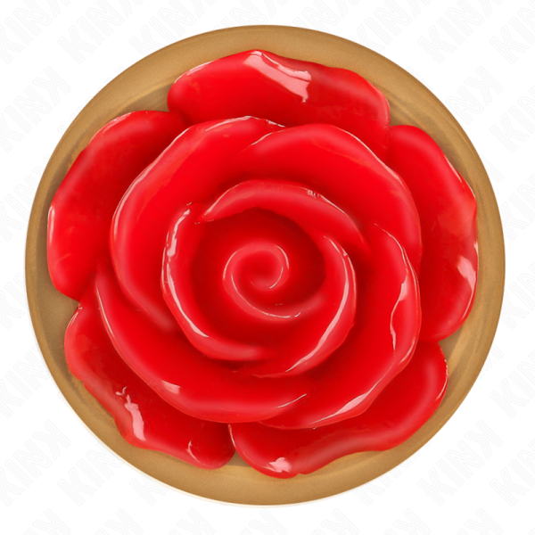 KINK - PLUG ANAL OR ROSE AVEC ROSE ROUGE L KINK PLEASURE PLUGS